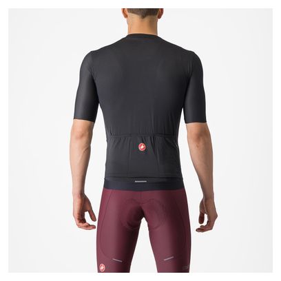 Maillot Manches Courtes Castelli Espresso Noir