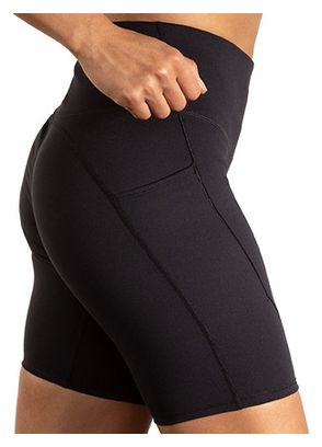 Brooks Source Run 8inch Short Tight Schwarz Damen