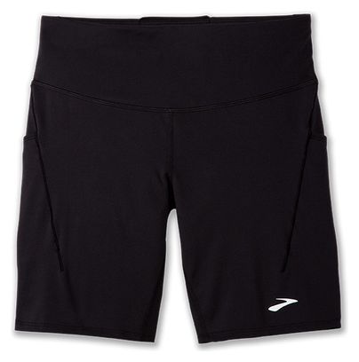 Brooks Source Run 8inch Short Tight Schwarz Damen
