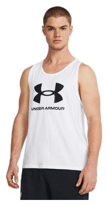 Under Armour Sportstyle Logo Tank Blanco Hombre