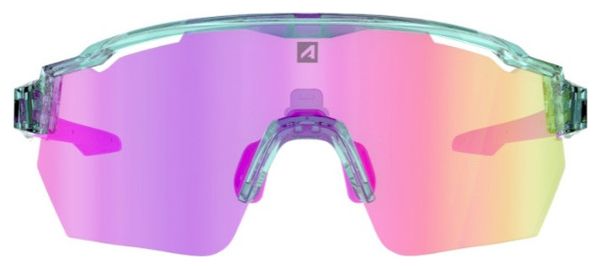 Gafas AZR Race RX Cristal Turquesa Verni/Rosa / Lente Hidrófoba Rosa + Transparente