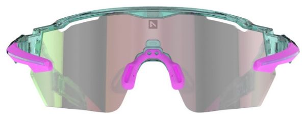 Gafas AZR Race RX Cristal Turquesa Verni/Rosa / Lente Hidrófoba Rosa + Transparente