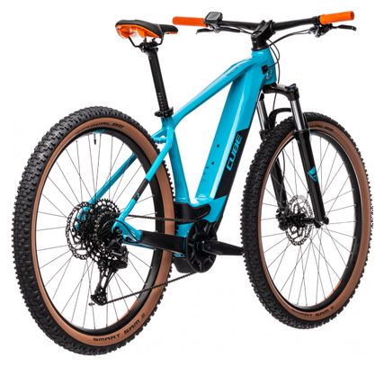 MTB eléctrica rígida Cube Reaction Hybrid Pro 625 Sram SX Eagle 12S 625 Wh 29'' Azul petróleo 2021