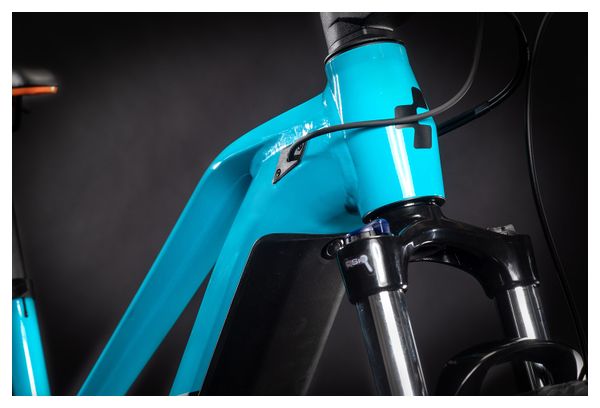 MTB eléctrica rígida Cube Reaction Hybrid Pro 625 Sram SX Eagle 12S 625 Wh 29'' Azul petróleo 2021