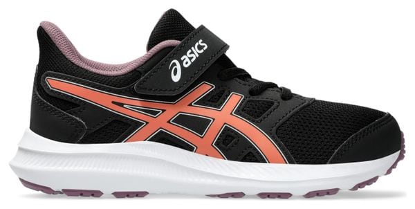 Asics Jolt 4 PS Hardloopschoenen Zwart/Roze Kind