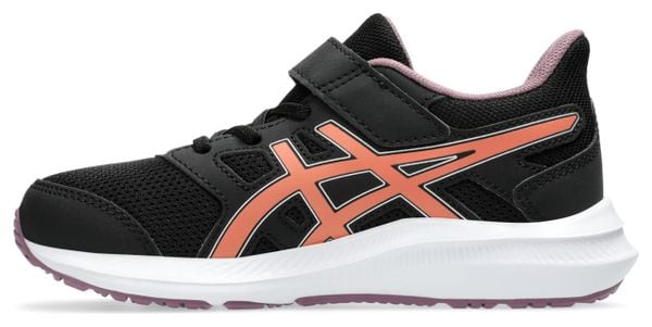 Asics Jolt 4 PS Hardloopschoenen Zwart/Roze Kind