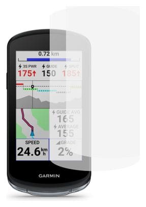 Lot de 2 écrans de protection en verre trempé pour Garmin Edge 1040