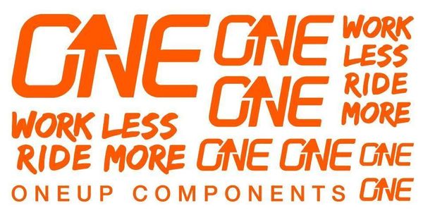 Oneup Orange Stickers Kit