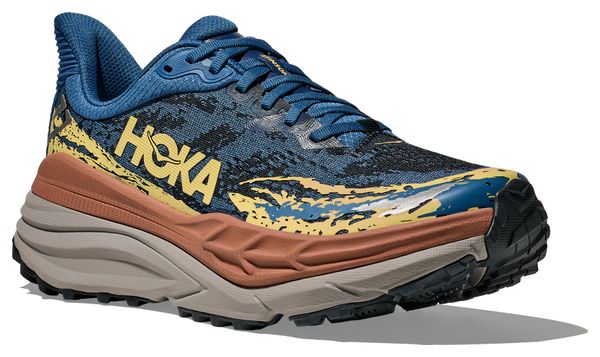 Zapatillas de trail Hoka Stinson 7 Azul/Amarillo, Hombre