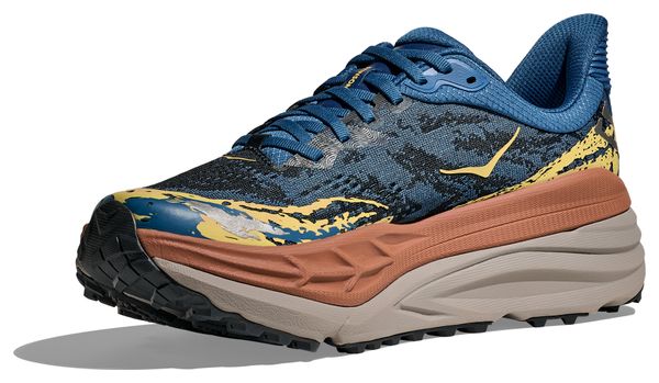 Zapatillas de trail Hoka Stinson 7 Azul/Amarillo, Hombre