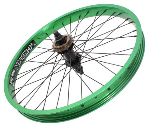 Roue arrière BMX KHE PRISM 20 pouces verte
