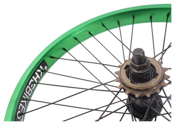 Roue arrière BMX KHE PRISM 20 pouces verte