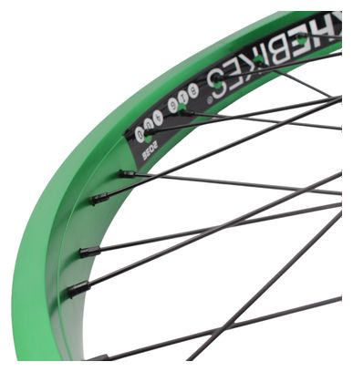 Roue arrière BMX KHE PRISM 20 pouces verte