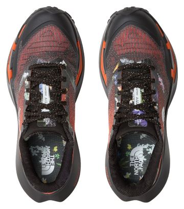 The North Face Vectiv Enduris 4 Women's Trail Shoes - Race Edition - Floral Black/Red
