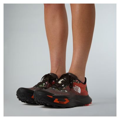 The North Face Vectiv Enduris 4 Women's Trail Shoes - Race Edition - Floral Black/Red