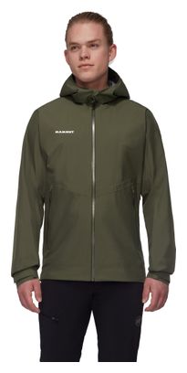 Chaqueta impermeable con capucha Mammut Alto Light Verde para hombre