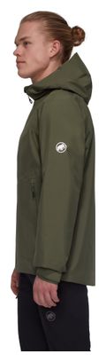 Chaqueta impermeable con capucha Mammut Alto Light Verde para hombre