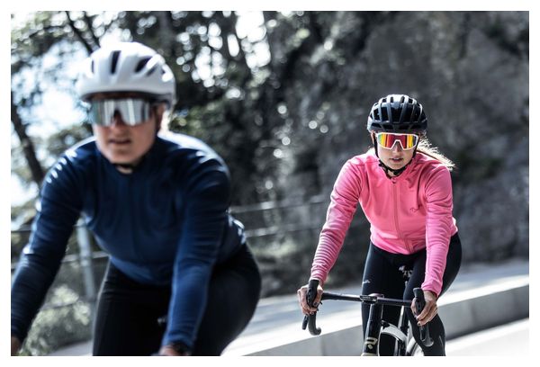 Maillot Manches Longues Velo Rogelli Core - Femme - Rose