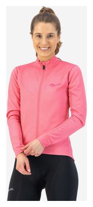 Maillot Manches Longues Velo Rogelli Core - Femme - Rose