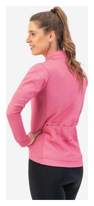 Maillot Manches Longues Velo Rogelli Core - Femme - Rose