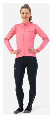 Maillot Manches Longues Velo Rogelli Core - Femme - Rose