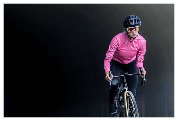 Maillot Manches Longues Velo Rogelli Core - Femme - Rose