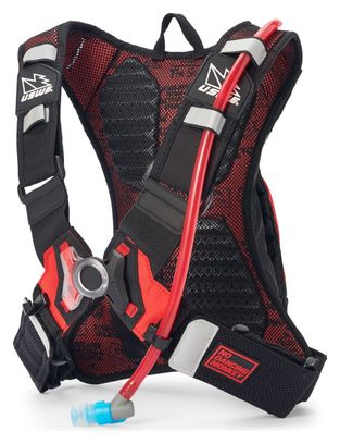 USWE MTB Hydro 3L Backpack + 2L Water Pouch Black Red