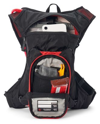 USWE MTB Hydro 3L Backpack + 2L Water Pouch Black Red