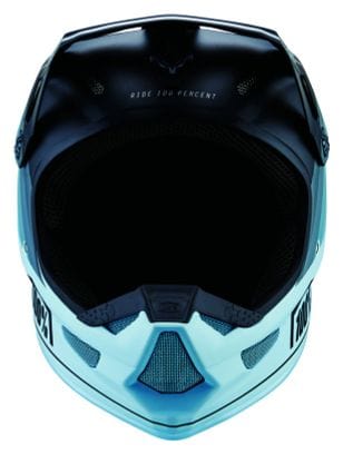 100% Status Grey/Blue full-face helmet