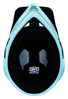 Casque Intégral 100% Status Gris/Bleu