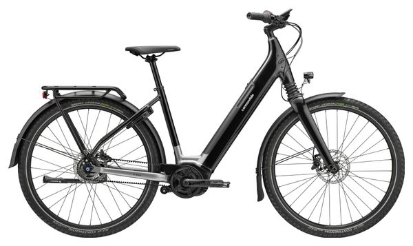 Cannondale Mavaro Neo 3 Shimano Nexus 5V Correa 625 Wh 700 mm Bicicleta eléctrica de ciudad Negra