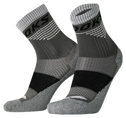 Chaussettes Brooks High Point Trail Crew Noir Unisex S