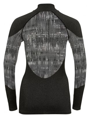Langarm Jersey 1/2 Reißverschluss Odlo Blackcomb Black Women