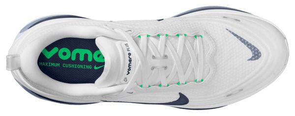 Nike Vomero Plus Laufschuhe für Herren, Weiß/Blau