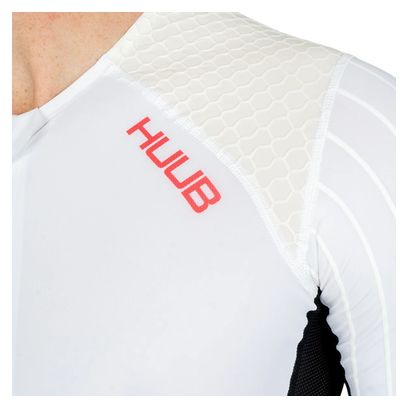 Huub Anemoi 3 SUB22 Triathlon-Anzug, Weiß/Schwarz, für Herren
