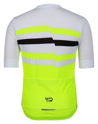 Maillot de cyclisme homme CHALLENGER blanc/jaune/noir