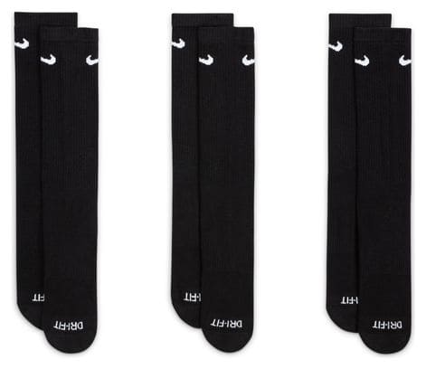 Nike Everyday Plus Cushioned Socks (3 pairs) Black
