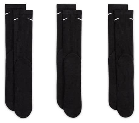 Nike Everyday Plus Cushioned Socks (3 pairs) Black