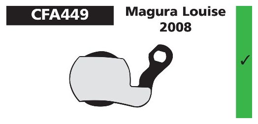 PLAQUETTES MAGURA LOUISE 2007 EBC.