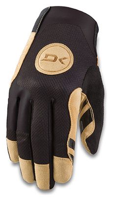 Paar COVERT Long Gloves Black / Tan Brown
