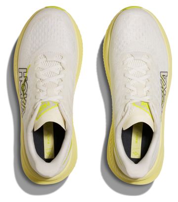 Hoka Mach 6 Damesschoenen Wit/Geel