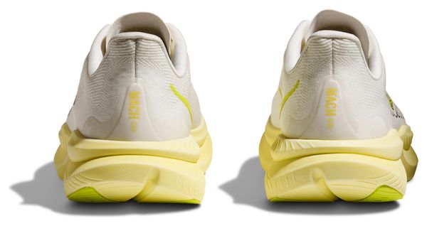 Hoka Mach 6 Damesschoenen Wit/Geel