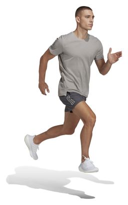 adidas running Own The Run shirt met korte mouwen Grijs
