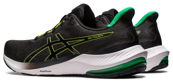 Asics Gel Pulse 14 Laufschuhe Schwarz Grün