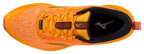 Chaussures de Running Mizuno Wave Rider GTX Orange Rouge