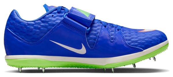 Nike High Jump Elite Leichtathletikschuh Blau Grün Unisex