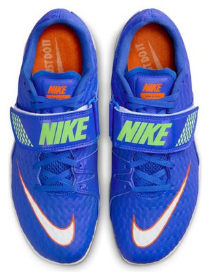 Zapatillas de Atletismo Nike High Jump Elite Azul Verde Unisex