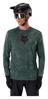Maglia a maniche lunghe Fox Ranger TruDri verde da uomo
