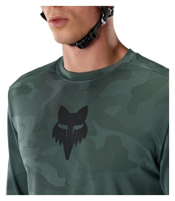 Maglia a maniche lunghe Fox Ranger TruDri verde da uomo