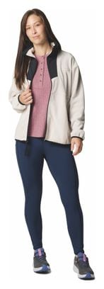 Columbia Sequoia Grove Full Zip Beige Fleec
